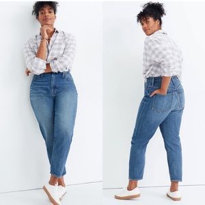 Madewell The Momjean in Downey Wash Size 35